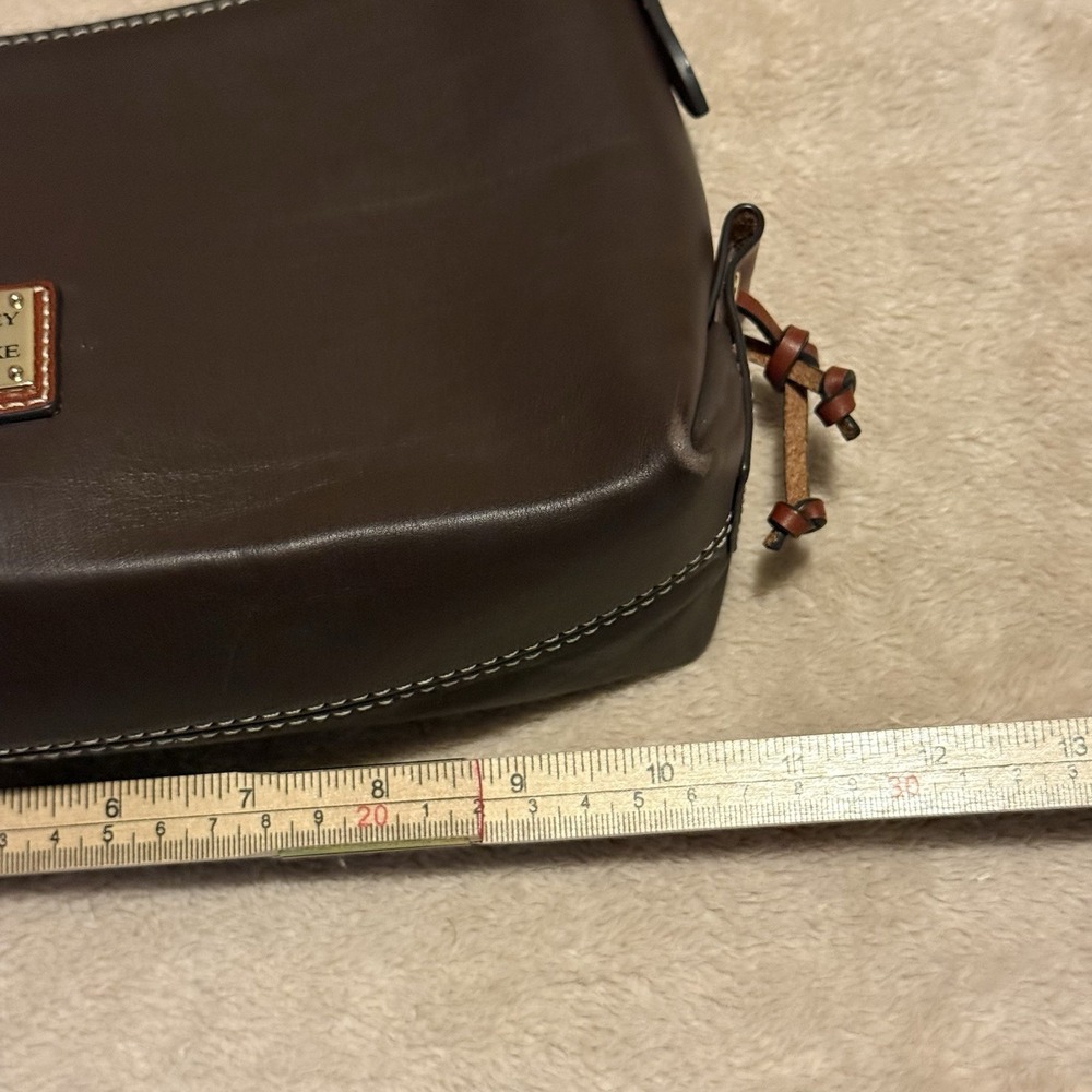 Dooney & Bourke Penrose Hobo Crossbody 22 Brown Purse Handbag - Picture 9 of 10